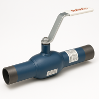 Стальной кран Naval КШТ сварной с ручкой Ду-10 Ру-40