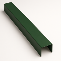 Планка заборная 0,45x20x22x17x2000 RAL6005 зеленый мох