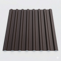 Профнастил НС35R 0.45 Drap RR 32 темно-коричневый