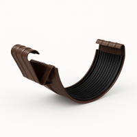 Соединитель водосточного желоба 125/100 RAL8017