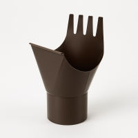 Воронка водосточная выпускная 185/150 D185 RAL9003