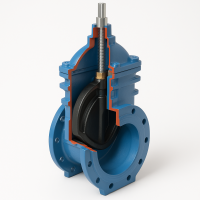 Клиновая задвижка HAWLE 4000E2 короткая Ду-250 Ру-10