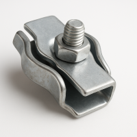 Зажим для стальных канатов одинарный SIMPLEX оцинкованный 4 мм 100 штук