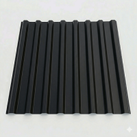 Профнастил НС35R 0.45 Drap ST RAL 9005 черный