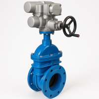 Задвижка клиновая VGA тип D21.02 с электроприводом AUMA Ду-100 Ру-10/16