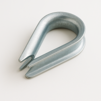 Коуш для стальных канатов DIN 6899 оцинкованный 12 мм 50 штук