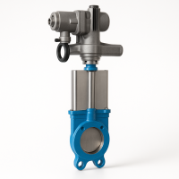 Шиберная задвижка Zubi модель Т700 Ду-125 Ру-10