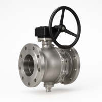 Кран шаровой полнопрох.фл/фл с ISO фланцем SS316 ABRA-BV41-200 Ду-200 Ру-40