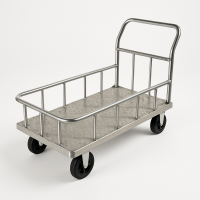 Грузовая платформенная тележка с бортами ТПБ-1