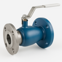 Полнопроходной кран Naval фланцевый Ду-100 Ру-16