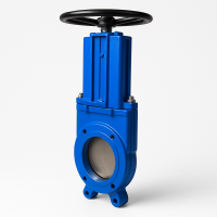 Шиберная ножевая задвижка CMO серия "А" выдвижной шток Ду-1200 Ру-2/4