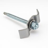 Скоба + саморез со сверлом 6,3х60