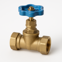 Клапан 51 мм латунь прямой 15Б3р