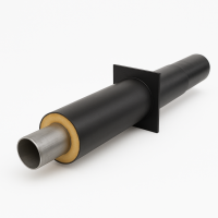 Неподвижная опора ППУ 108х3.5/180 в ПЭ изоляции