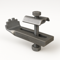 Комплект стандартного крепежа болт M8x60 гайка M8 нижний зажим верхняя прижимная скоба