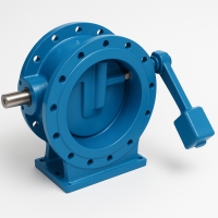 Поворотный обратный клапан с противовесом Tecofi CP4243 Ду-1000 Ру-16