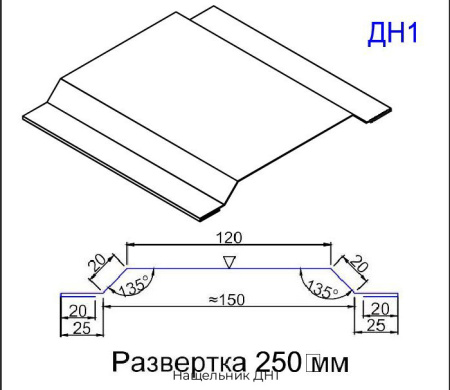 Нащельник ДН1