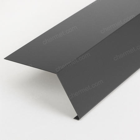 Планка карнизная 0,45х100х65х2000 RAL7024 графитовый-серый Планка карнизная 0,45х100х65х2000 RAL7024 графитовый-серый