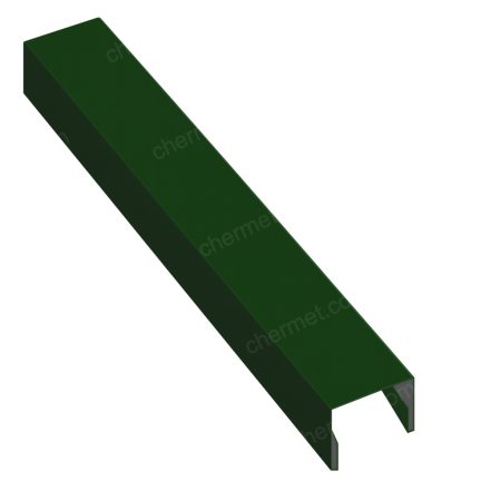 Планка заборная 0,45x23x10x16x2000 RAL6005 зеленый-мох Планка заборная 0,45x23x10x16x2000 RAL6005 зеленый-мох