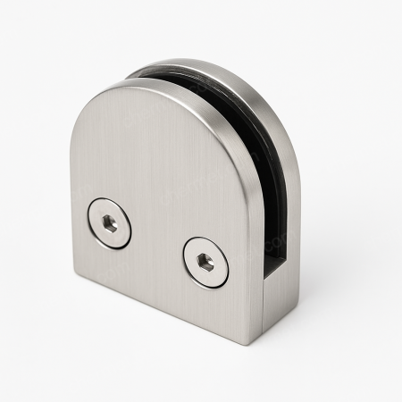 Стеклодержатель на d38.1(8мм) KM3001.38.4050 полукруглый плоск. (штамп.) зеркало