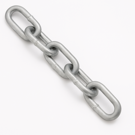Цепь длиннозвенная DIN 763 2мм оцинк. (80м) КНР