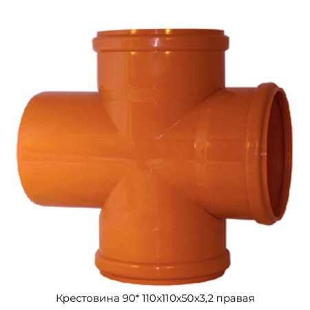 Крестовина 90* 110х110х50х3,2 правая