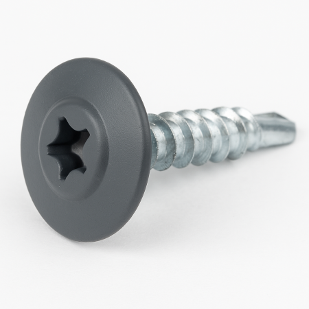 Саморез с прессшайбой 4,2x75 острый, оцинк. (15кг)