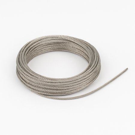 Трос стальной в ПВХ оплетке DIN 3055 10/12 (100м) Трос стальной в ПВХ оплетке DIN 3055 10/12 (100м)