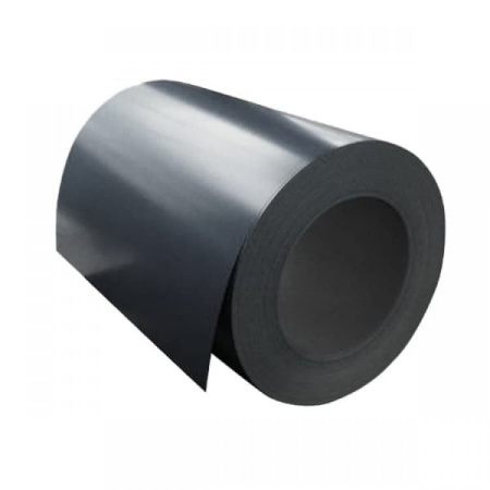 Рулон оцинкованный с полимерным покрытием (окрашенный) 0.45x1250 RAL 7024 2кл. DEEP MAT МТ