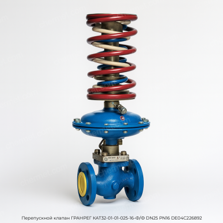 Перепускной клапан ГРАНРЕГ КАТ32-01-01-025-16-Ф/Ф DN25 PN16 DE04C226892