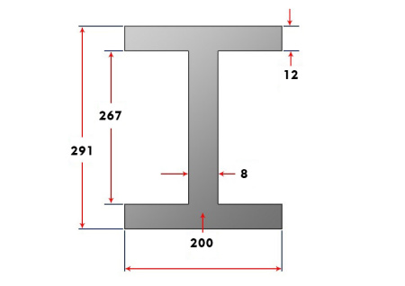 Балка сварная 30Ш1